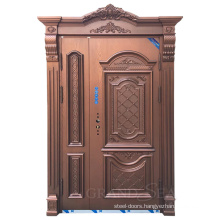 Top Brand Accessories High Grade Electrophoresis Painting Bulletproof Entrance Main Front Security Steel Door